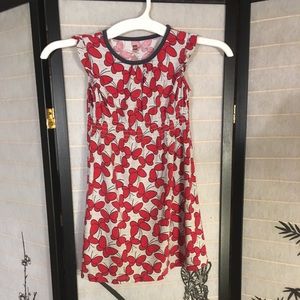 Tea girls ruffle sleeve dress